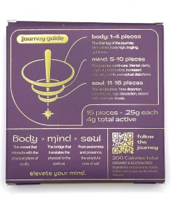 Alternative view of Mind Body Soul - Psilocybin Infused White/Dark Chocolates (4g)