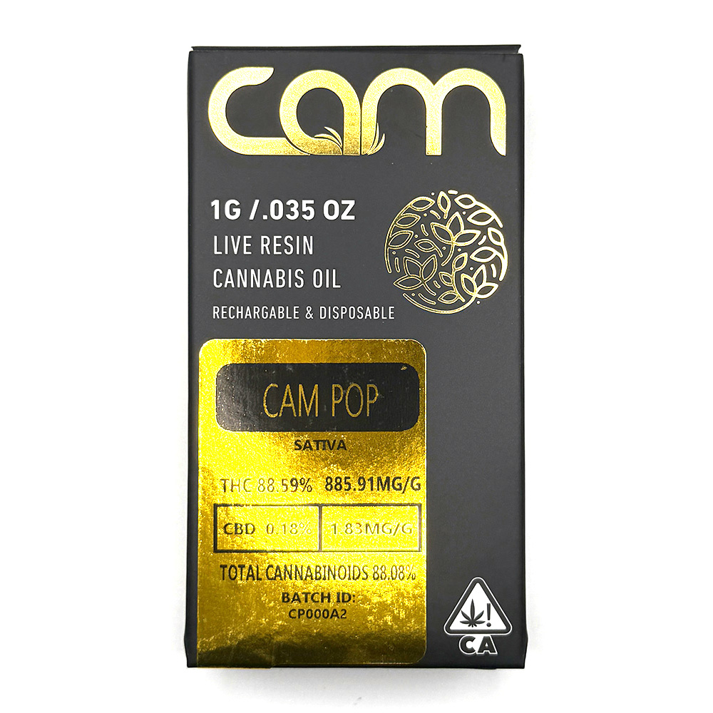 Cam - Live Resin Cannabis Oil - Disposable Vape (1g) - Image 7