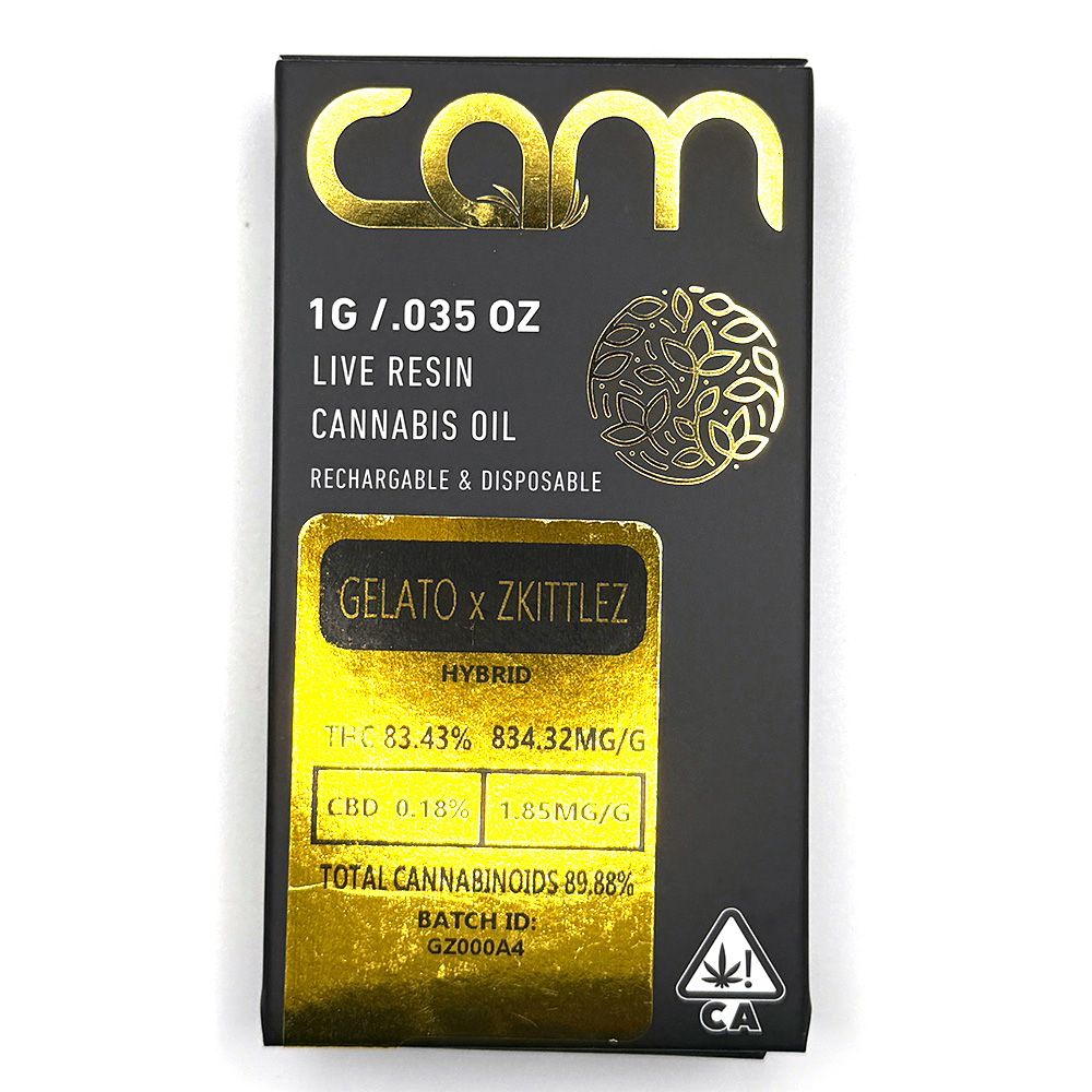 Cam - Live Resin Cannabis Oil - Disposable Vape (1g)
