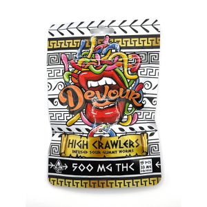 Devour - High Crawlers - Infused Sour Gummy Worms (500mg/1500mg THC)