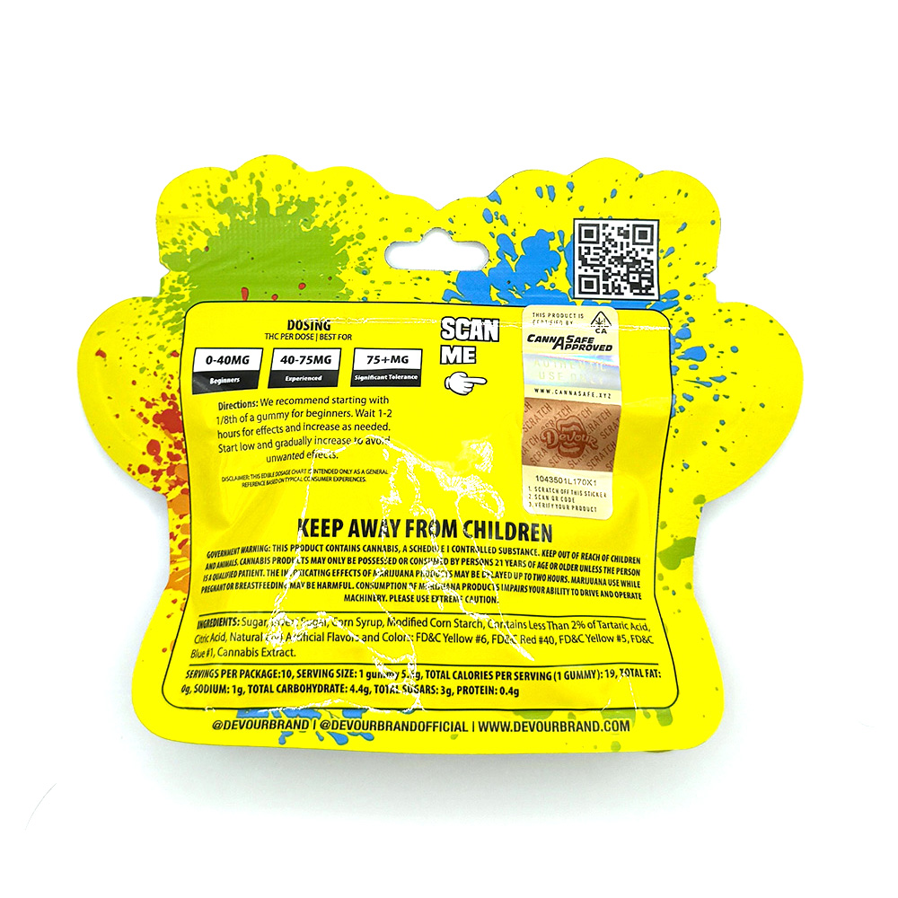 Devour - Sweet Villains - Cannabis Infused Sour Gummy Kids (500mg/1500mg) - Image 5