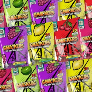 Smackers - Live Resin Sour Gummies (100mg THC)